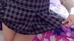 Emo Petite Girlfriend Recorded During Hardcore Amateur Fucking