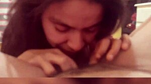 My girlfriend puts on lingerie for a special night