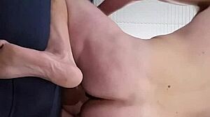 Bbw Huge Tit Wife Fucked and Creampied Closeup