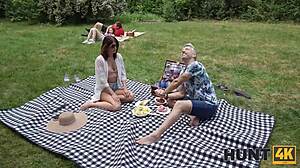 hunt4k group picnic with shaved brunette czech european pov cuckold