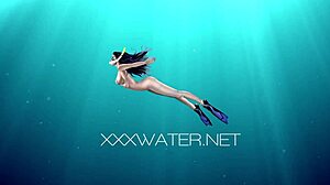 liza milova gets wet in the shower and bathtub