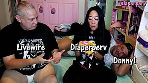 Answering diaper fetish questions backstage part 2