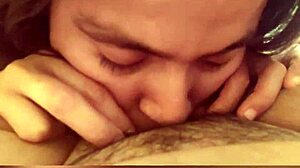 My girlfriend puts on lingerie for a special night