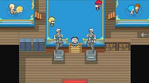 Why play Oppaimon hentai when you can fuck at the gym?