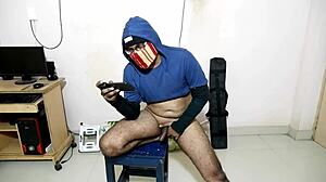 I can't believe you're watching my cock so close up, it's throbbing hard.