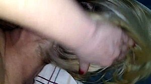 Amazing homemade whore gets interracial facial with monster cock!