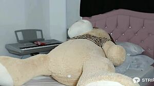 director nacho vidal enjoys blowjobs from pretty big-tit brunette