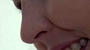 Rebecca Volpetti and Cindy Shine give a sloppy blowjob together