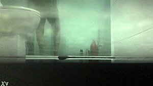 Amateur video of a hot girl taking a shower