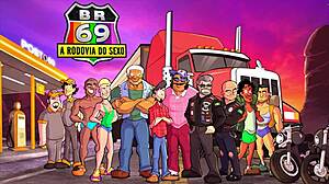 junior lost his dick cover and ass too, br69 on the sex highway