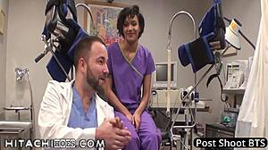 Patient Jackie Banes Experiences Intense Orgasms With Hitachi Magic Wand During Florida Medical Exam