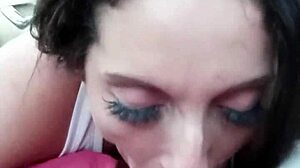 Coworker offers ride for deepthroat blowjob