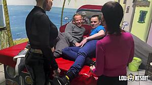 Watch Lou Nesbit And Lia Louise Dominate In This Bisexual Femdom Foursome!