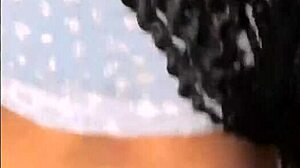 Big ass deepthroating and gagging from behind