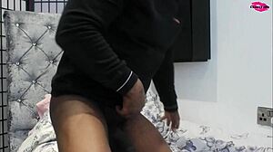 Bbc pornstar fucks and sucks behind the scenes.