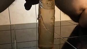 gay solo boi takes a dildo deep in his ass, fucking himself hard till he can't take more