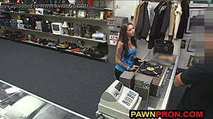 Tattooed hottie trades sex for cash