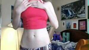 Busty Teen Model Shows Off Her Big Tits