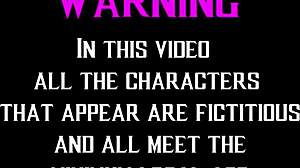 black latina explores lesbian sex with plastic cock in hot 3d animations