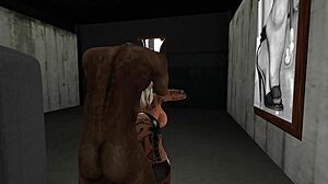 why does this cougar take that monster cock in her big ass?