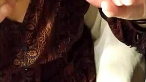 Housewife Sucks Cock While Talking to Mummy on Phone