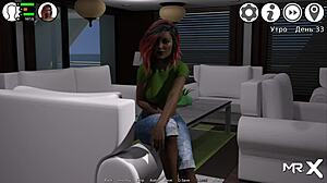 i feel the mature girls' nude bodies in the closed cabin