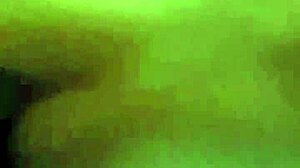 Cumshot on latina girlfriend’s back