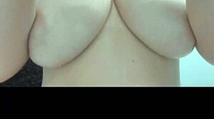 Teen showing her natural tits in a casual chat