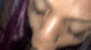 shemale passionately sucks big black cock in intense action!