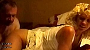 Fantasizing maid gets a facial from her boss