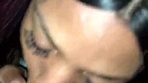 shemale passionately sucks big black cock in intense action!