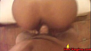 busty amateur black chick gets pov sex with deepthroat and facial