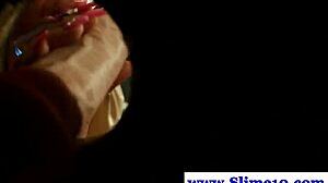 euro lesbians get drenched in gloryhole bukkake cumshots!