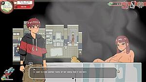 Taboo stepsis discovers new toy in hentai game