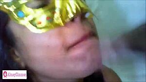 mi sexy prima swallows it all, loves deepthroating my cock!