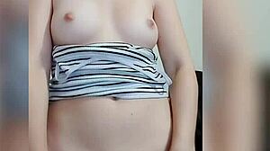 Teen Girlfriend Alone at Home Shows Hairy Pussy Online for Intense Cum Fantasy