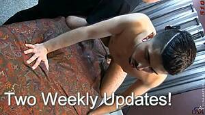 John's Rock-Hard Cock Distracts Leo During Twink Massage