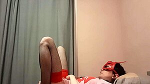 does sasha earth sissy whore fuck her dildo toy in bisexual anal masturbation