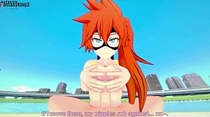 Itsuka Kendo Fucking Hard in Boku No Hero Street Scene