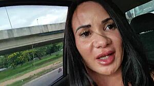 Uber Ride Escalates to Anal Fucking with Personal Trainer in Kombi