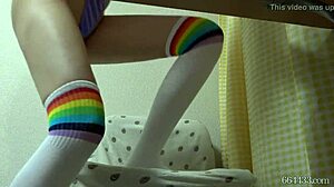 Do you see Amu Hanamiya's cameltoe?