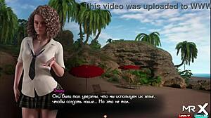 Treasure Of Nadia: Milf Fucked Anal On The Beach In Hentai Game Episode 2 Scene 8