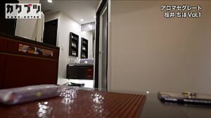 Joyful Japanese Beauty Relishes Intimate Kissing Moments