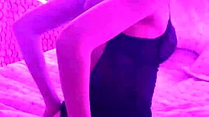 Does this beautiful blonde girl move erotically on the bed for you?