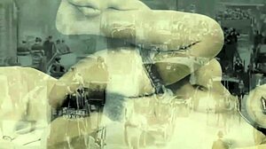 Antique lingerie and natural tits, natural pussy