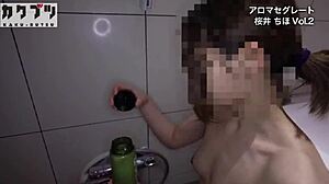 Joyful Japanese Beauty Relishes Intimate Kissing Moments