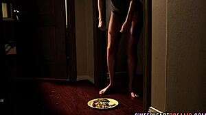 Amateur milf dildoing ass stocking clad