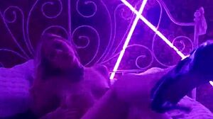 Does this beautiful blonde girl move erotically on the bed for you?