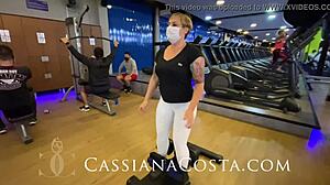 i went to the gym and got bent over for a blowjob