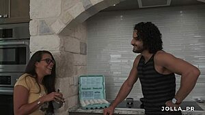 hey, my stepbrother is helping me stretch my ass for my first anal, it's so tight 😩